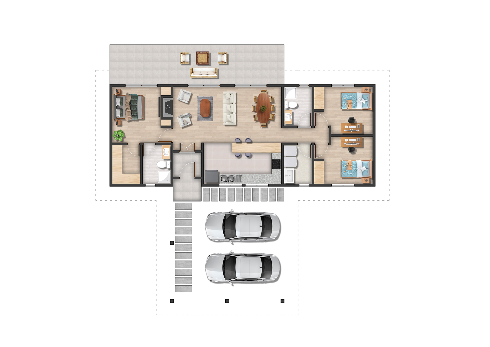 Floor plan - M100 Model
